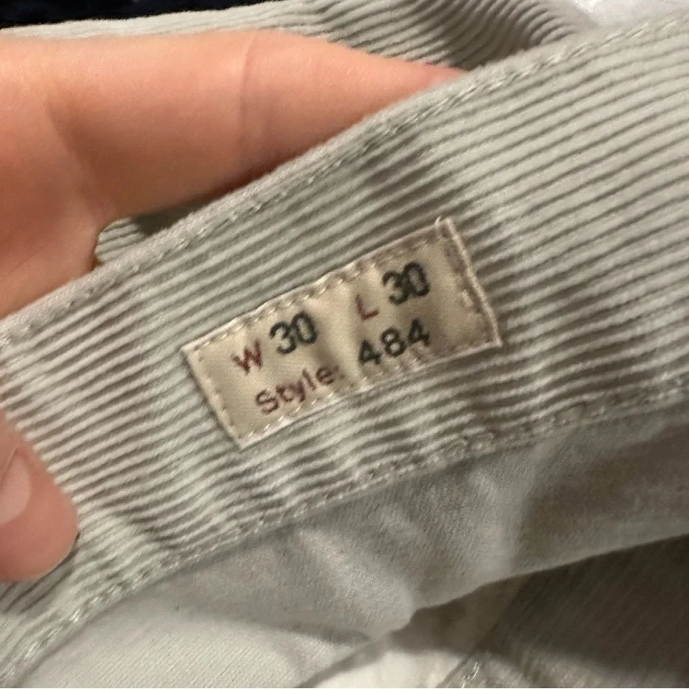 NWOT J crew natural stone 484 Slim-fit pant in corduroy